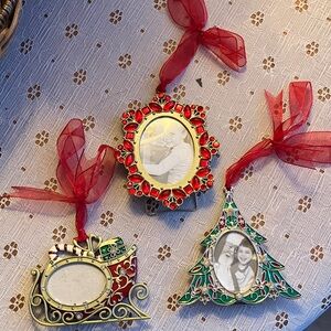 Festive Ornament Set with Red and Green Accents